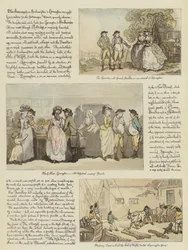 Rowlandsons Tour in einer Postkutsche, 1782